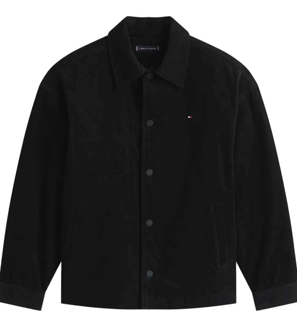 Tommy Hilfiger Fløjlsjakke - Overshirt - Sort