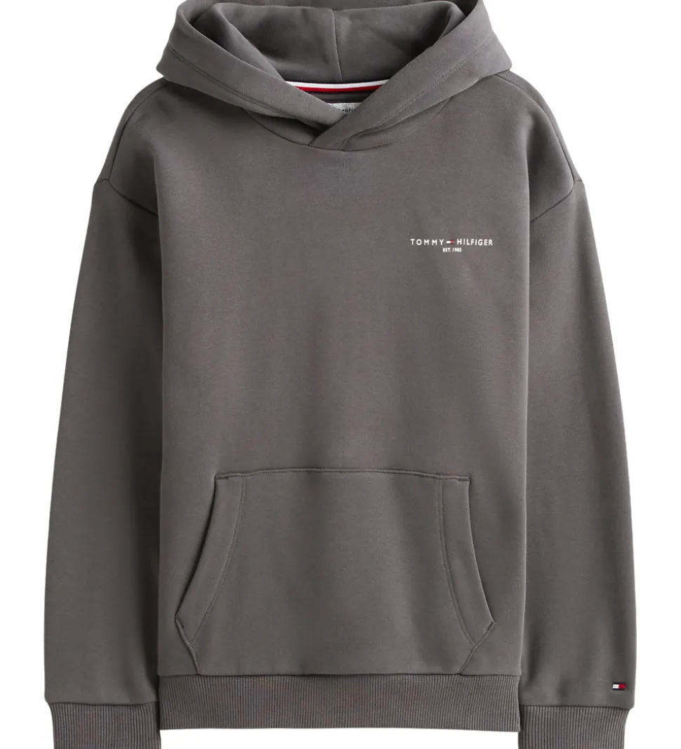 Tommy Hilfiger Hættetrøje - Washed Black