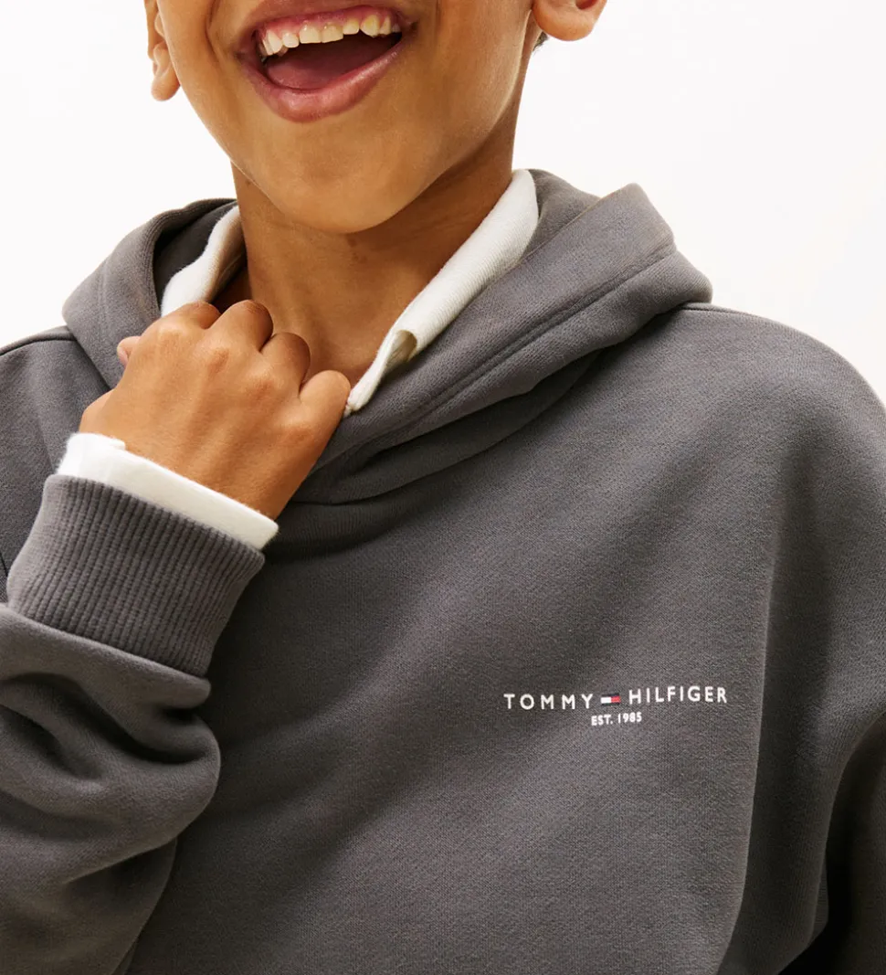 Tommy Hilfiger Hættetrøje - Washed Black