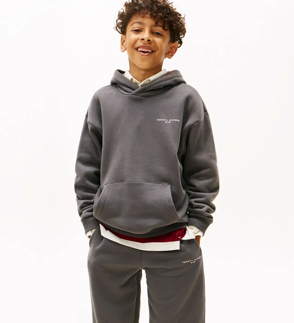 Tommy Hilfiger Hættetrøje - Washed Black