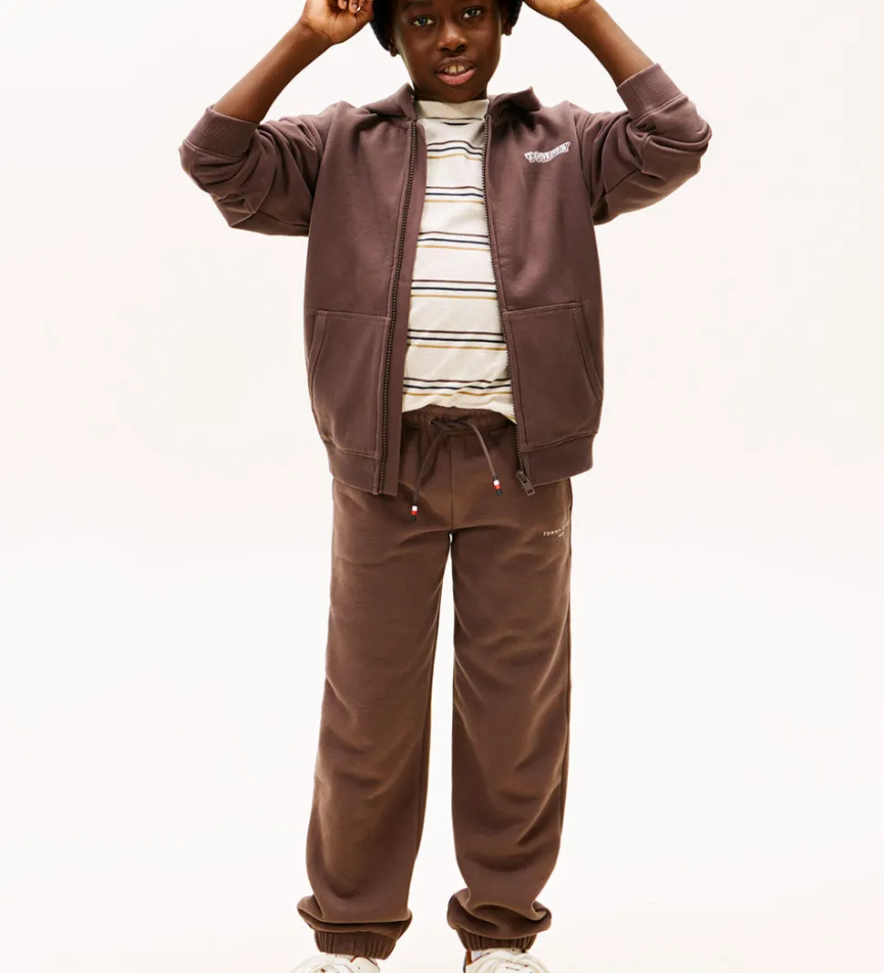 Tommy Hilfiger Sweatpants - Mini Corp - Black Walnutbrown