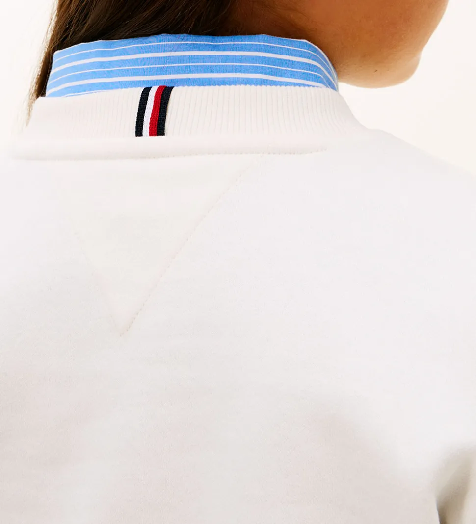 Tommy Hilfiger Sweatshirt - Mini Corp - Ancient Whitewhite