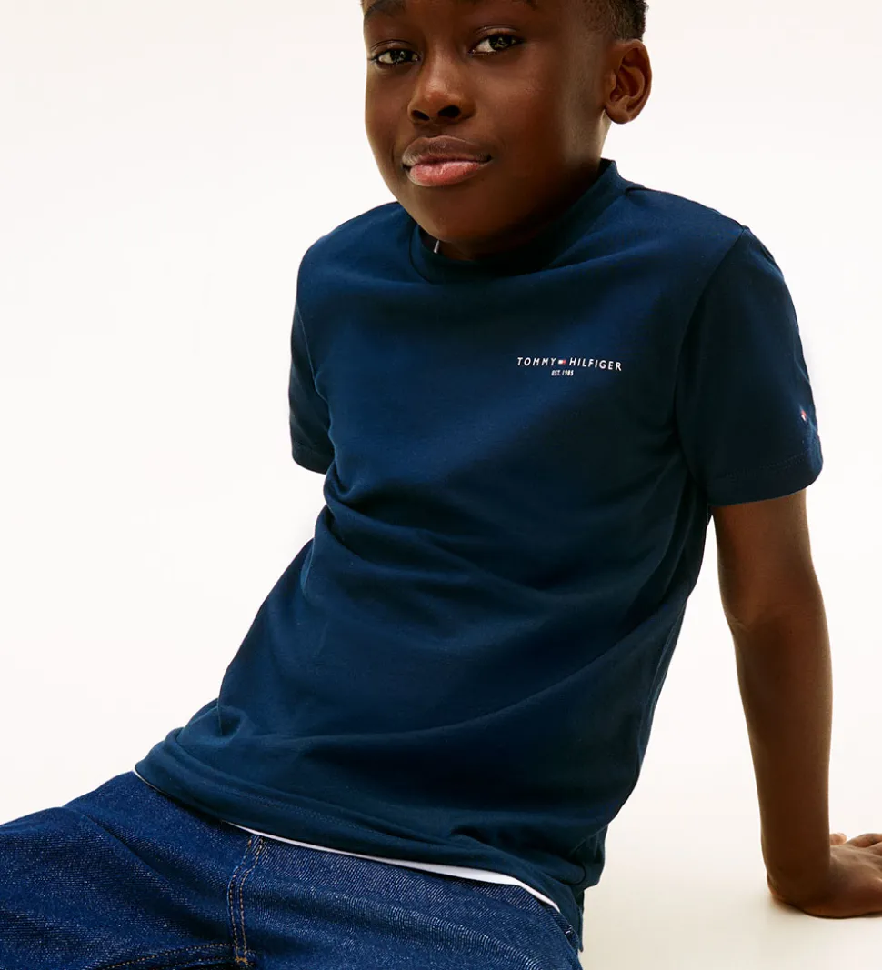 Tommy Hilfiger T-shirt - Mini Corp - Dark Night Navy