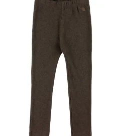 VACVAC Leggings - Carlet - Rib - Dark Brown Melange