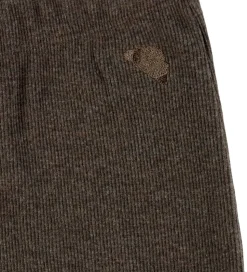 VACVAC Leggings - Carlet - Rib - Dark Brown Melange