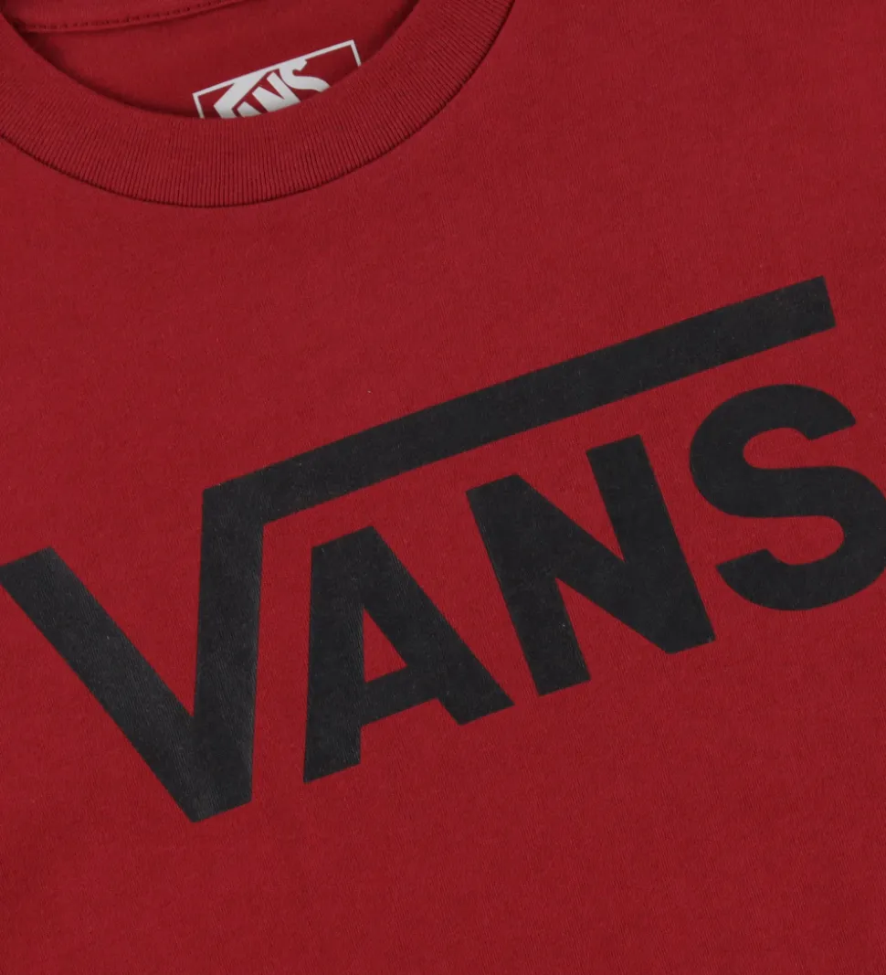 Vans T-shirt - Bordeaux m. Logo