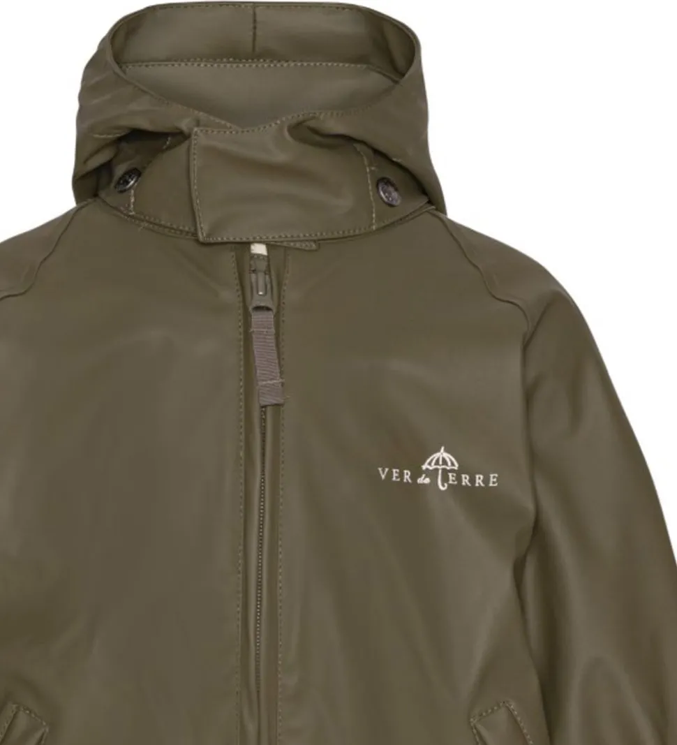 Ver de Terre Regndragt - PU - Dark Moss