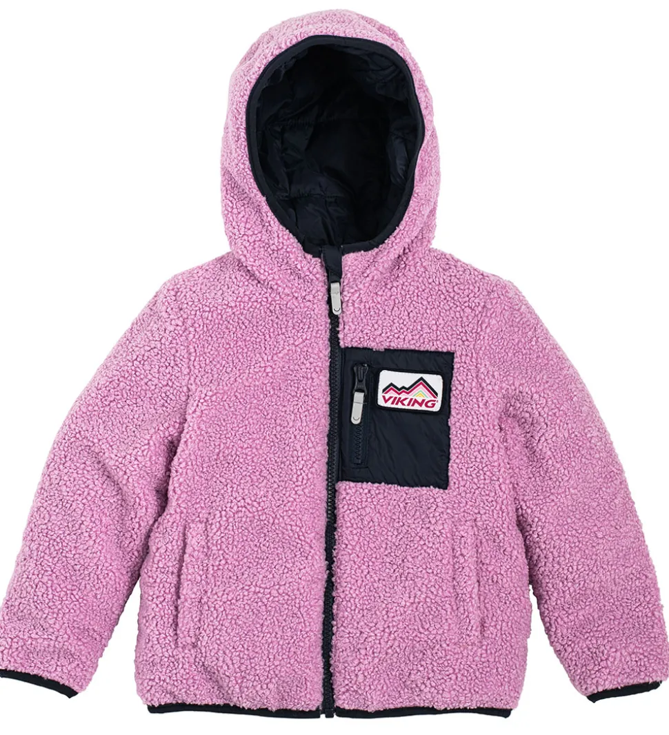 Viking Fleecejakke - Vendbar - Playtime - Lavender