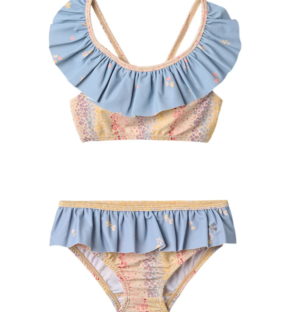 Wheat Bikini - Bothilda - UV40+ - Morning Sky Hearts
