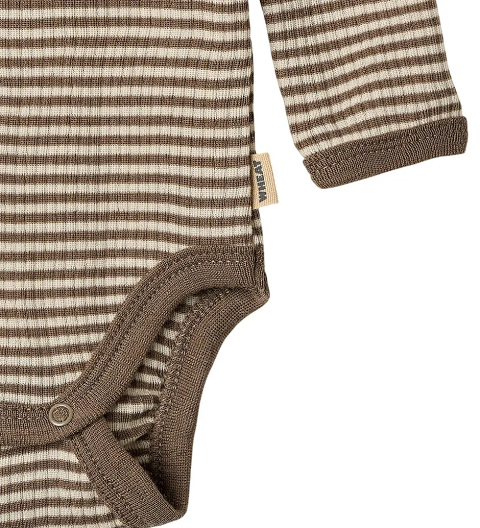 Wheat Body l/æ - Uld - Rib - Lucca - Wood Stripe