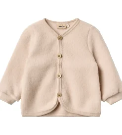 Wheat Cardigan - Uldfleece - Kari - Pale Lilac