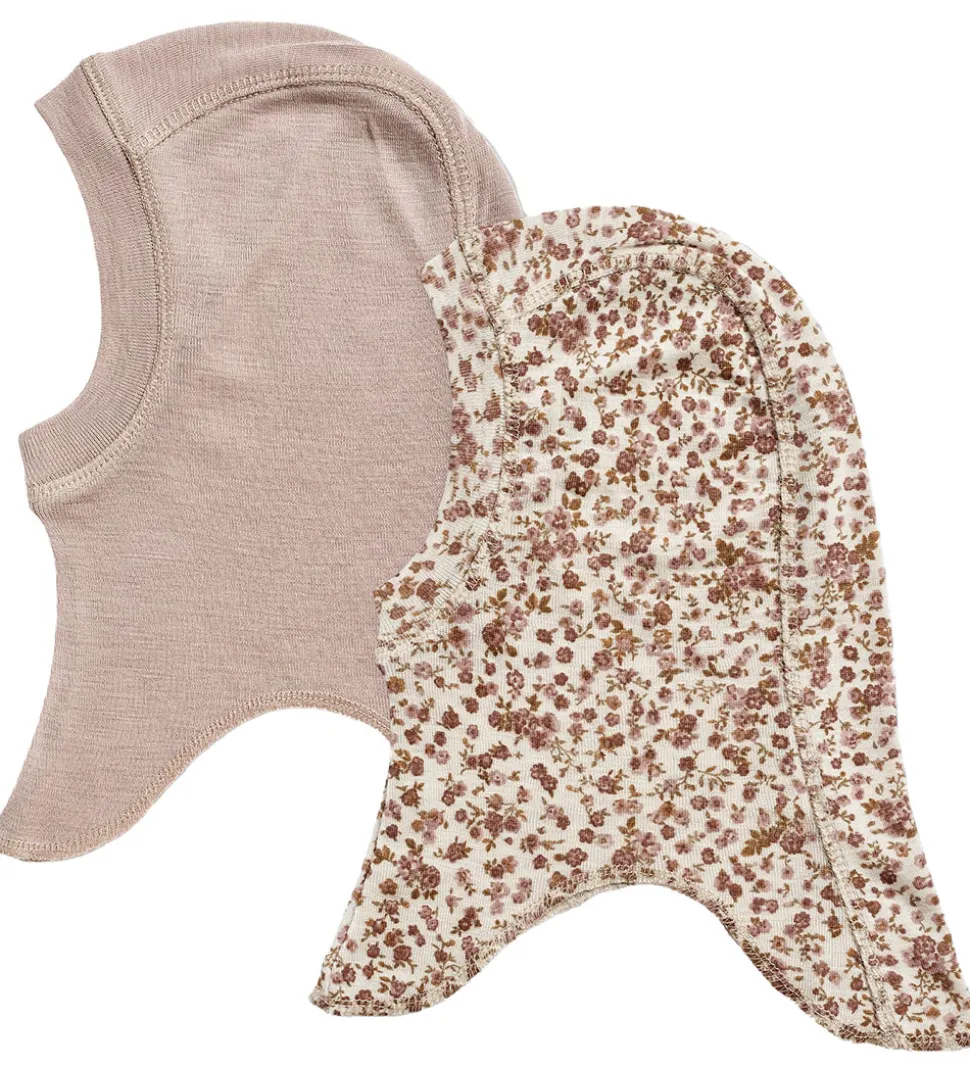 Wheat Elefanthue - 1-lags - 2-pak - Uld - Felix - Rose Flowers