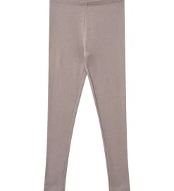 Wheat Leggings - Rib - Bomuld/Modal - Maddy - Dusty Purple