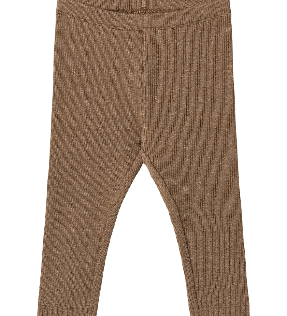 Wheat Leggings - Rib - Jules - Coffee Melange