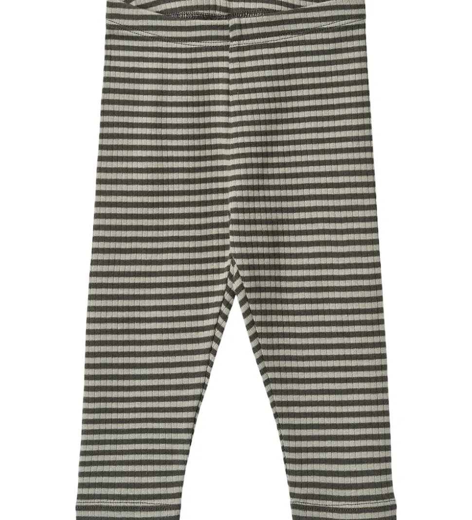 Wheat Leggings - Rib - Jules - Winter Forest Stripe