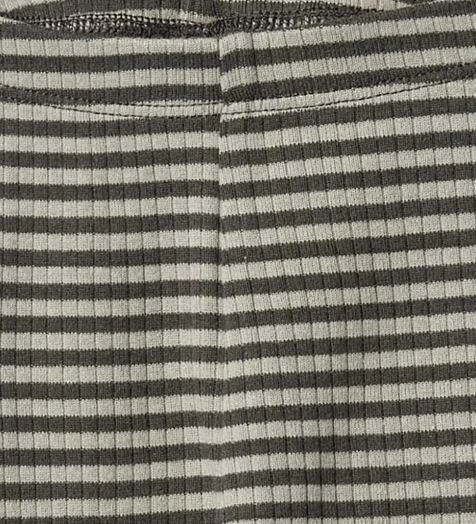 Wheat Leggings - Rib - Jules - Winter Forest Stripe