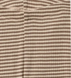 Wheat Leggings - Uld - Rib - Agi - Wood Stripe