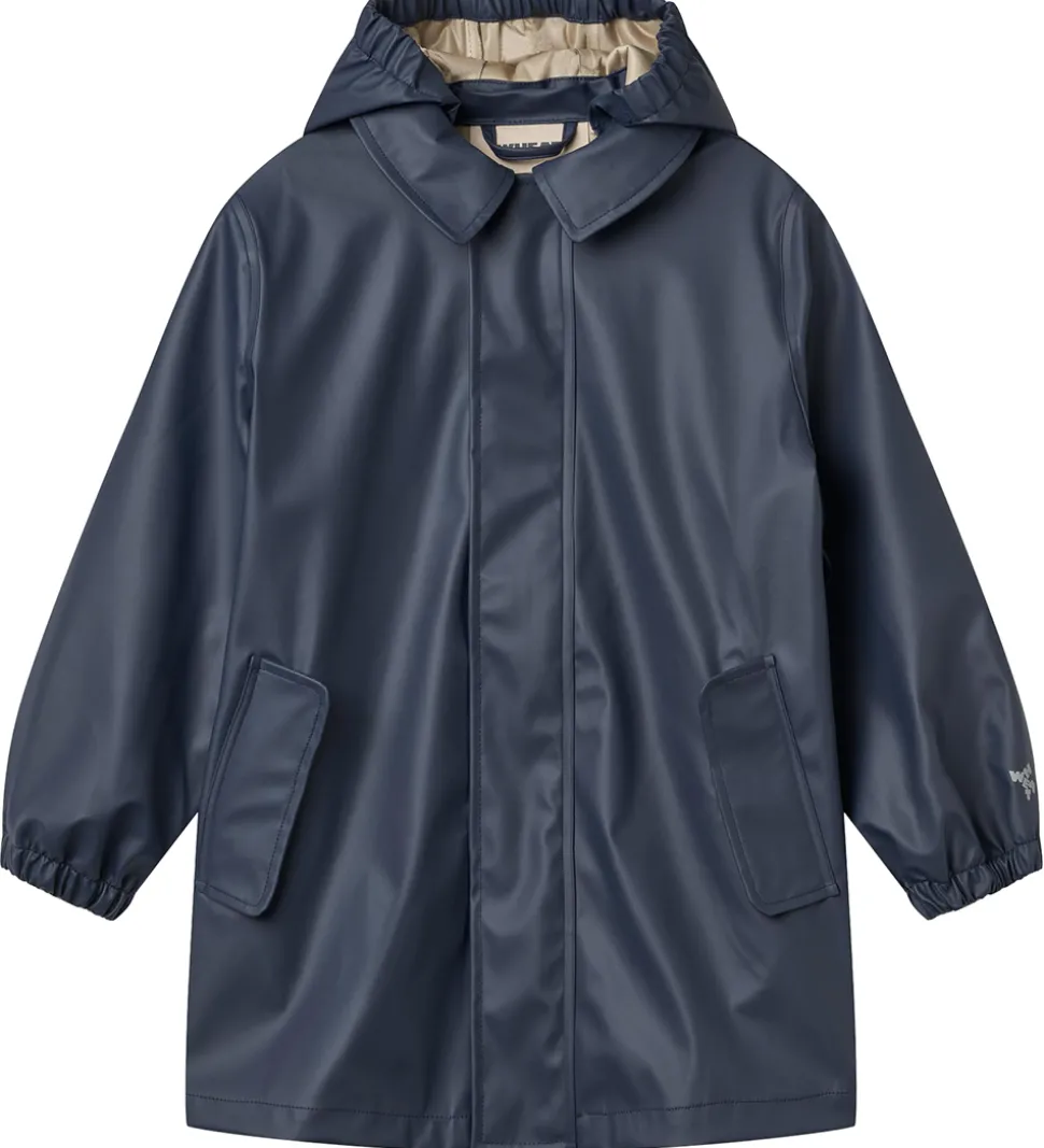 Wheat Regnjakke - Finley - Long - Ink